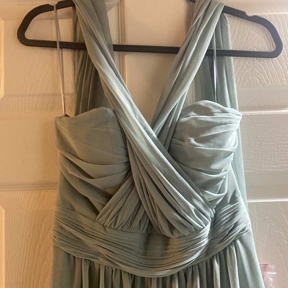 Birdy Grey Sage bridesmaids  dress